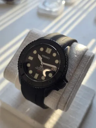 Seiko Mod DeepBlack NH35 Automático