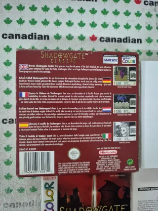 Shadowgate Classic Game Boy Color