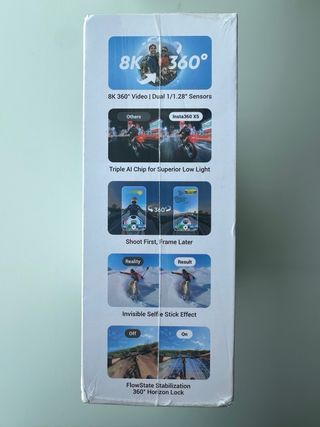 Insta360 X5 8K 360 Action Cam Negra