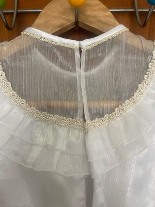 Vestido de comunión niña blanco