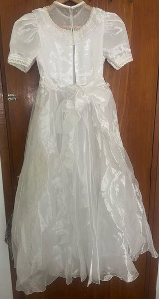 Vestido de comunión niña blanco
