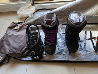 Set Snowboard Mujer 151 + Botas 37 + Fijaciones