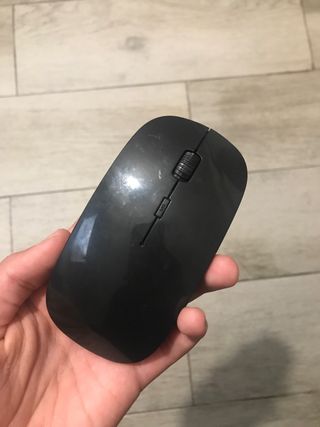 Ratón inalámbrico negro