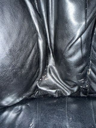 Sillón Masaje Negro Piel