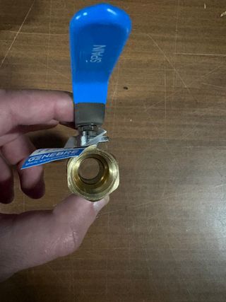 VÁLVULA ESFERA GENEBRE H-H PALANCA INOXIDABLE