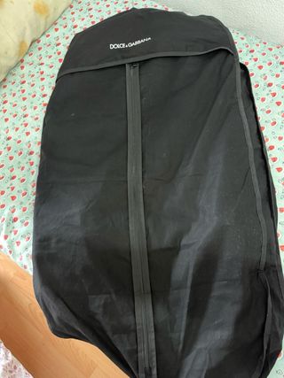 Chaqueta de cuero Dolce & Gabbana con cuello de pe