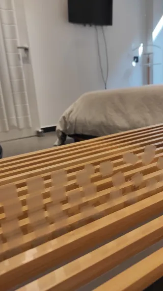 Espejo de pared madera y cristal