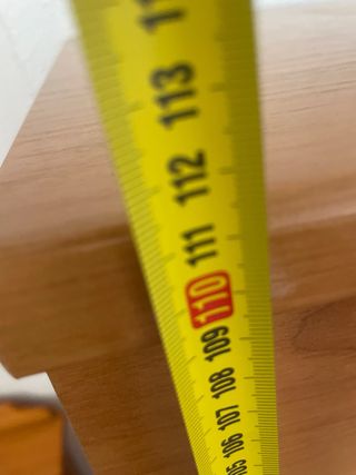 Cómoda de haya plastificada con guias metálicas