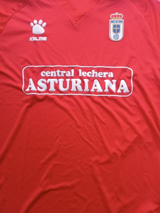 Camiseta Real Oviedo Kelme 90-91 Roja
