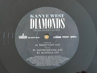 Kanye West - Diamonds from Sierra Leone - Firmado