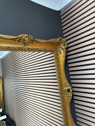 Espejo Estilo Luis XVII en Pan de Oro