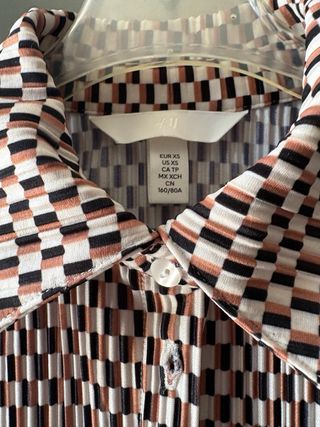 Camicia H&M fantasia geometrica taglia XS