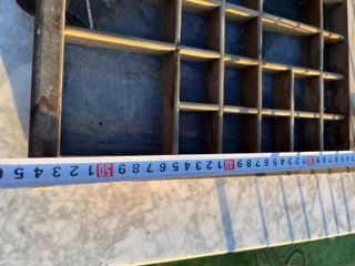 Cajones mueble imprenta antiguo Chivalete