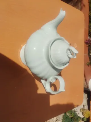 Cafetera de porcelana