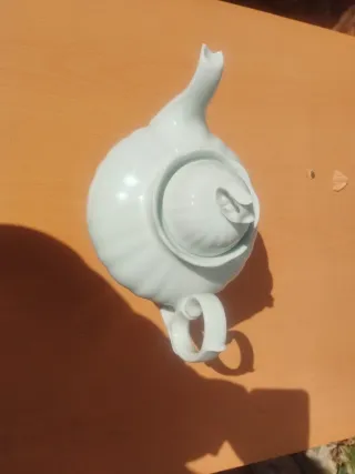 Cafetera de porcelana