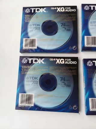 Pack 4 CD-R Audio TDK 74 min