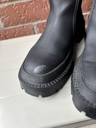 Botas Zara caña alta negras talla 36