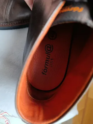 Botines de piel marrón para hombre