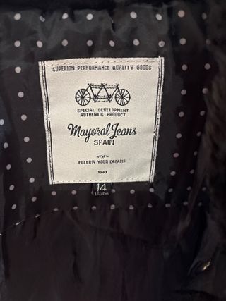 Chaleco niña Mayoral Negro Talla 14