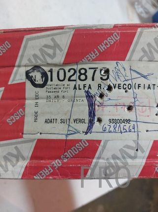 Disco de freno Iveco Daily