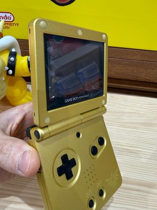 Game Boy Advance SP Zelda Edición Dorada