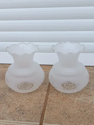 Tulipas de cristal vintage (5 unidades)