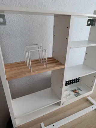 NORBERT mesa abatible pared con almacenaje