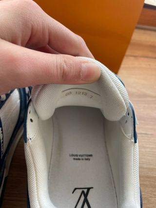 Louis Vuitton Trainer Azul y Blanco