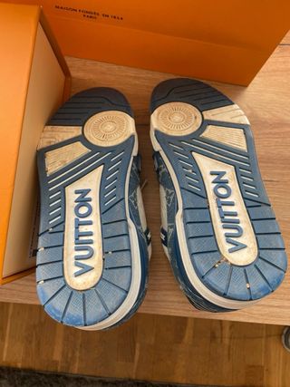 Louis Vuitton Trainer Azul y Blanco
