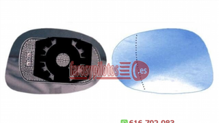 Espejo Cristal + Base Izquierdo Lancia Delta (200