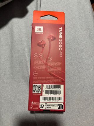 Auriculares JBL Tune 305C USB-C Rojos