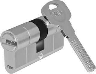 Yale YC2100 DB 40X40 YC2100-Cilindro de Cerradura Desmontable (40 x 40 mm, 10 pasadores, Exterior, Interior, Puerta de Entrada,