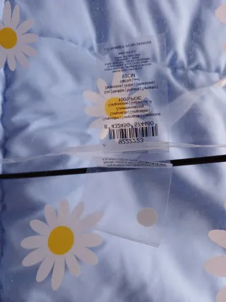 Paraguas transparente con margaritas ideal regalo
