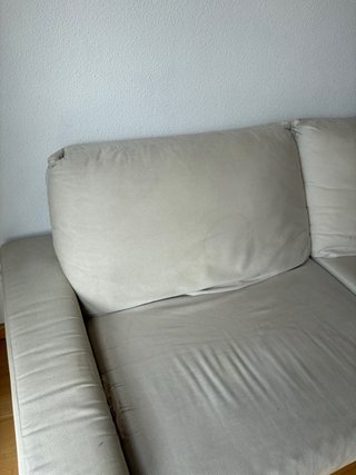 TODO: Sofá y sillón beige/blanco Mueble de TV