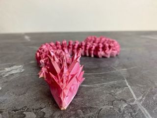 Figuras 3D Dragón articulado antiestrés