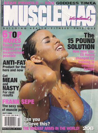 Revista culturismo: Musclemag US ed - Octubre 1999
