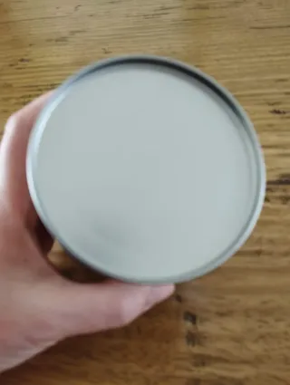 Scatolina in latta argentata