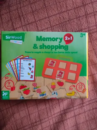 Juego educativo SirWood Memory & Shopping