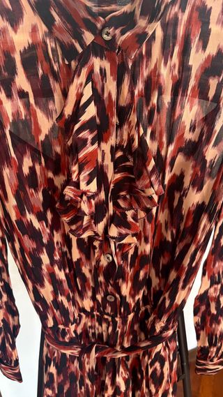 Vestido largo estampado Massimo Dutti T.36