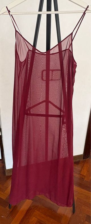 Vestido largo estampado Massimo Dutti T.36