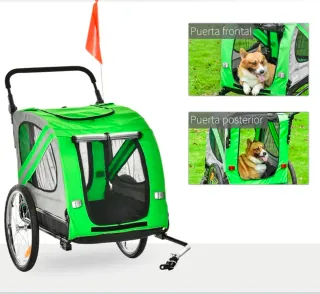 Remolque para perros bicicleta