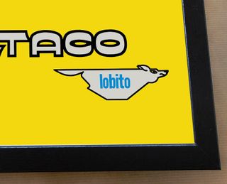 Cuadro Bultaco Lobito ● Cartel enmarcado 48x33 cm