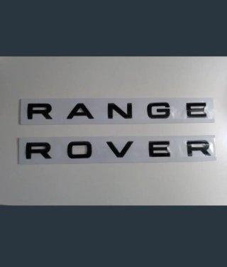 Scritta Range Rover Nero Opaco Evoque Sport Vogue
