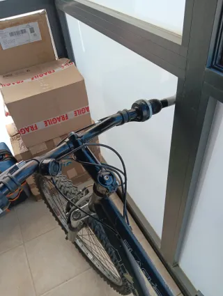 Bicicleta montaña negra