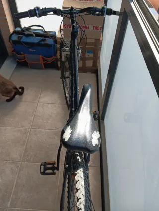 Bicicleta montaña negra