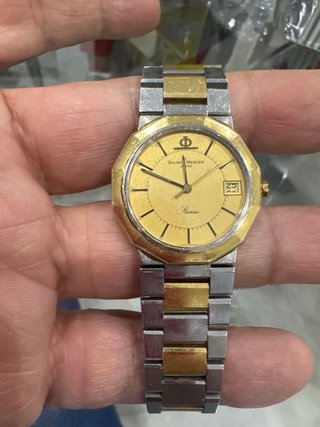 Baume & Mercier Riviera Caballero Acero y Oro