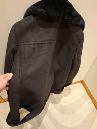 Chaqueta de invierno antelina mujer