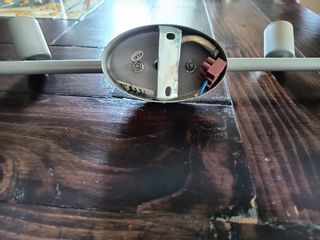 Applique con faretti metallo