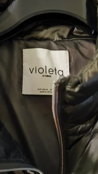 Chaqueta guateada verde. Muy calentita y elegante