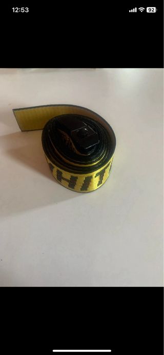 Cinturón Off-White Amarillo